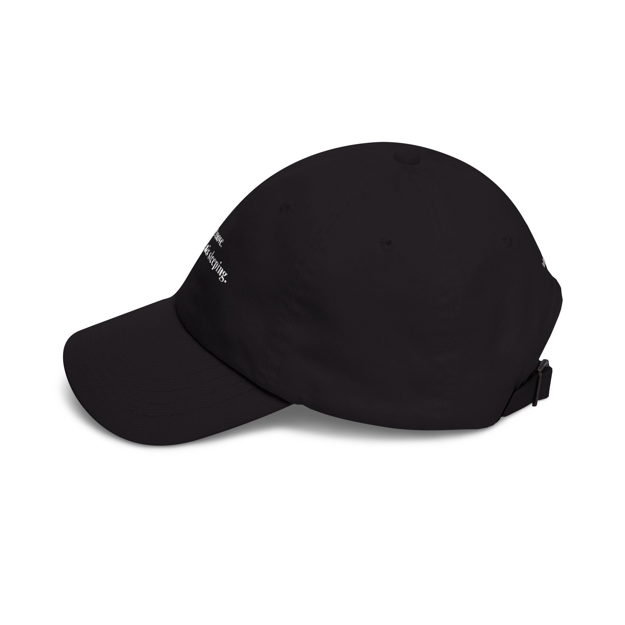 I don't move. The cat is sleeping Classic Dad Cap — Minimal Embroidered Baseball Hat